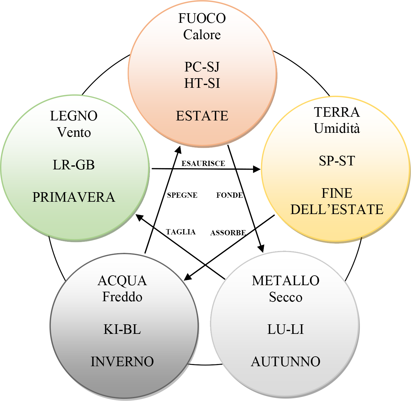 5 Elementi dell'MTC