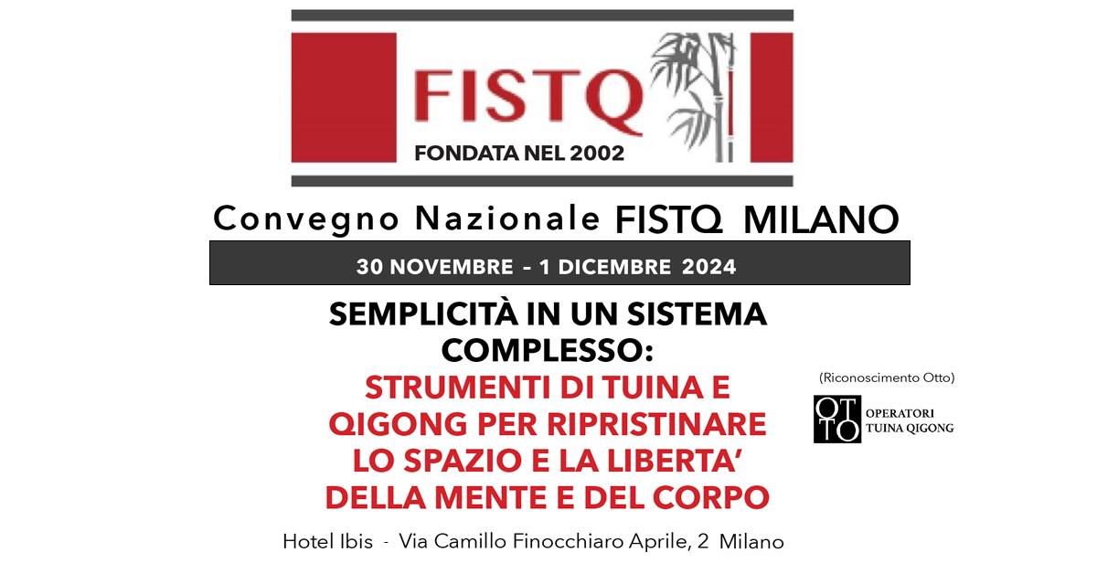 Convegno Nazionale FISTQ 2024