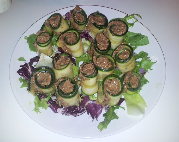 Involtini di Zucchine
