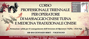 Corso Professionale Triennale per Operatore di Massaggio Cinese TuiNa e Medicina Tradizionale Cinese 2027 - Vigevano (PV)